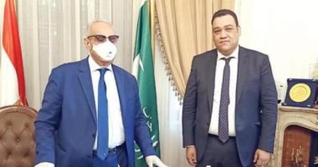 المستشار بهاء أبو شقة و مصطفى السعيد