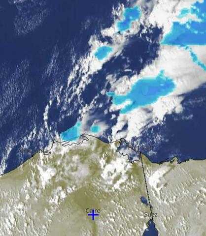 الأرصاد : أمطار غزيرة و رعد علي 8 محافظات الأن..وتتقدم إلي القاهرة