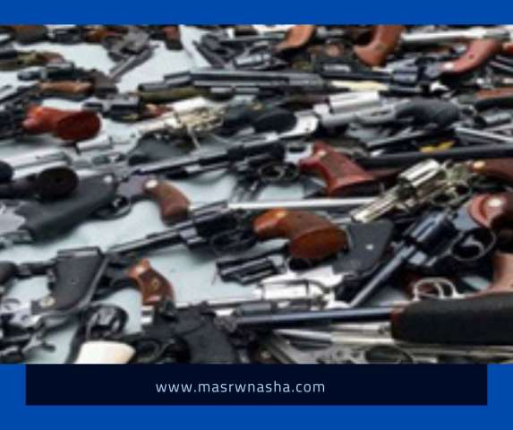 سوهاج :ضبط 26 قطعة سلاح ناري غير مرخصة 