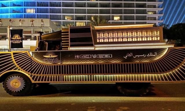 سيارات نقل المومياوات لمتحف المصري 
