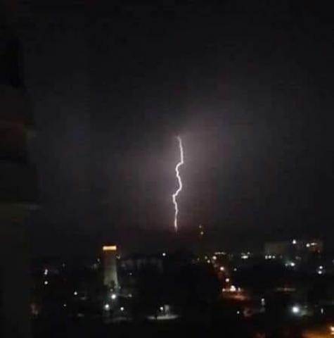 برق ورعد في الاسكندرية