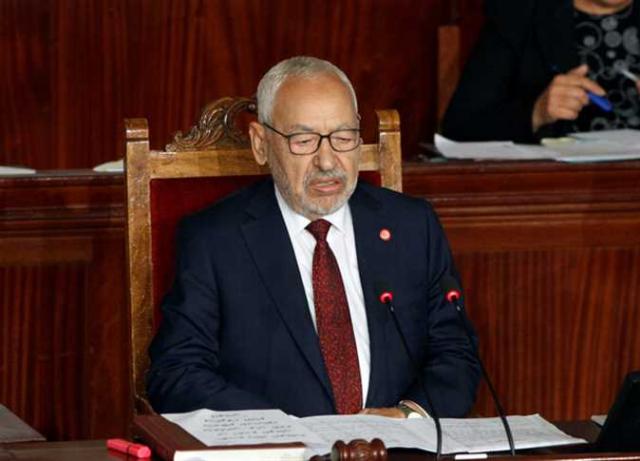 رئيس مجلس النواب التونسي، راشد الغنوشي - صورة أرشيفية