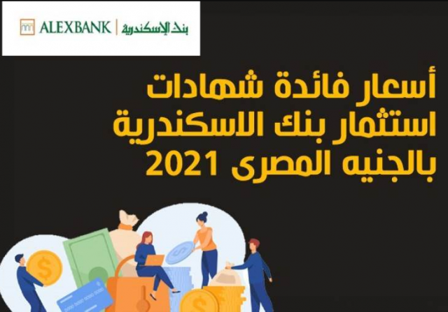 فوائد شهادات بنك الإسكندرية 2021