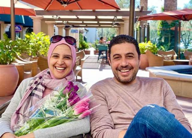  حنان ترك و زوجها محمود مالك