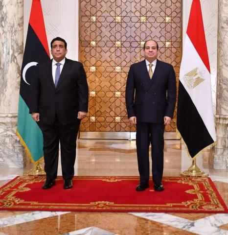 الرئيس السيسي وليبيا