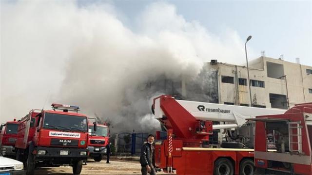 حريق في مصنع لتعبئة السكر