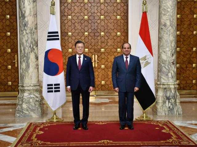 الرئيس السيسي: نتطلع لجذب الشركات الكورية إلي مصر وزيادة فرص التعاون