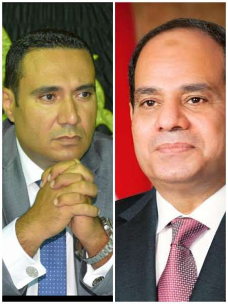 الرئيس عبد الفتاح السيسي و محمد مجدي صالح