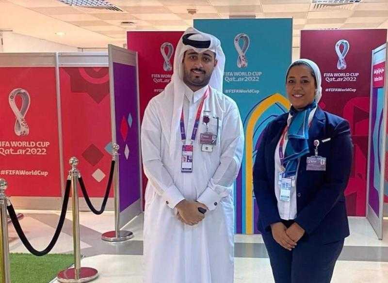 المصرية أسماء سليم تواصل النجاح في تنظيم كأس العالم 2022
