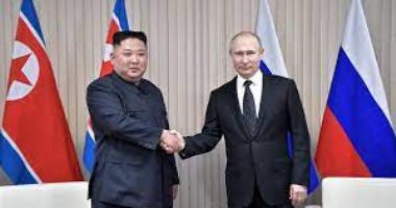بوتين و زعيم كوريا الشماليه 