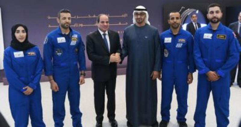 الرئيس عبد الفتاح السيسي والشيخ محمد بن زايد