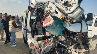 حادث مروع على الطريق الدائري الإقليمى ومصرع و إصابه 18 شخصا