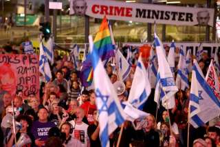 مظاهرات فى إسرائيل تطالب بإطلاق سراح الرهائن و إنتخابات مبكرة