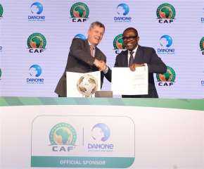 دانون شريكًا رسميًا للاتحاد الإفريقي لكرة القدم CAF