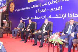 أمين التنظيم بسوهاج يشارك في مؤتمر جماهيري لدعم مرشحي حماة الوطن بانتخابات الشيوخ