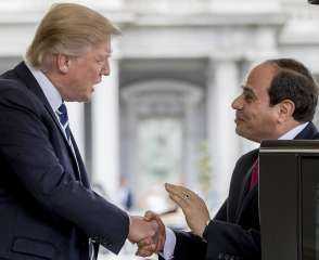 السيسي يفرض كلمته على ترامب.. فيديو لـ”ماعت جروب”