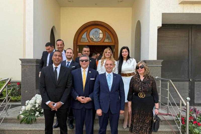 النائب يوسف رشدان يهنئ البابا تواضروس الثاني بعيد القيامة المجيد من قلب الكاتدرائية المرقسية