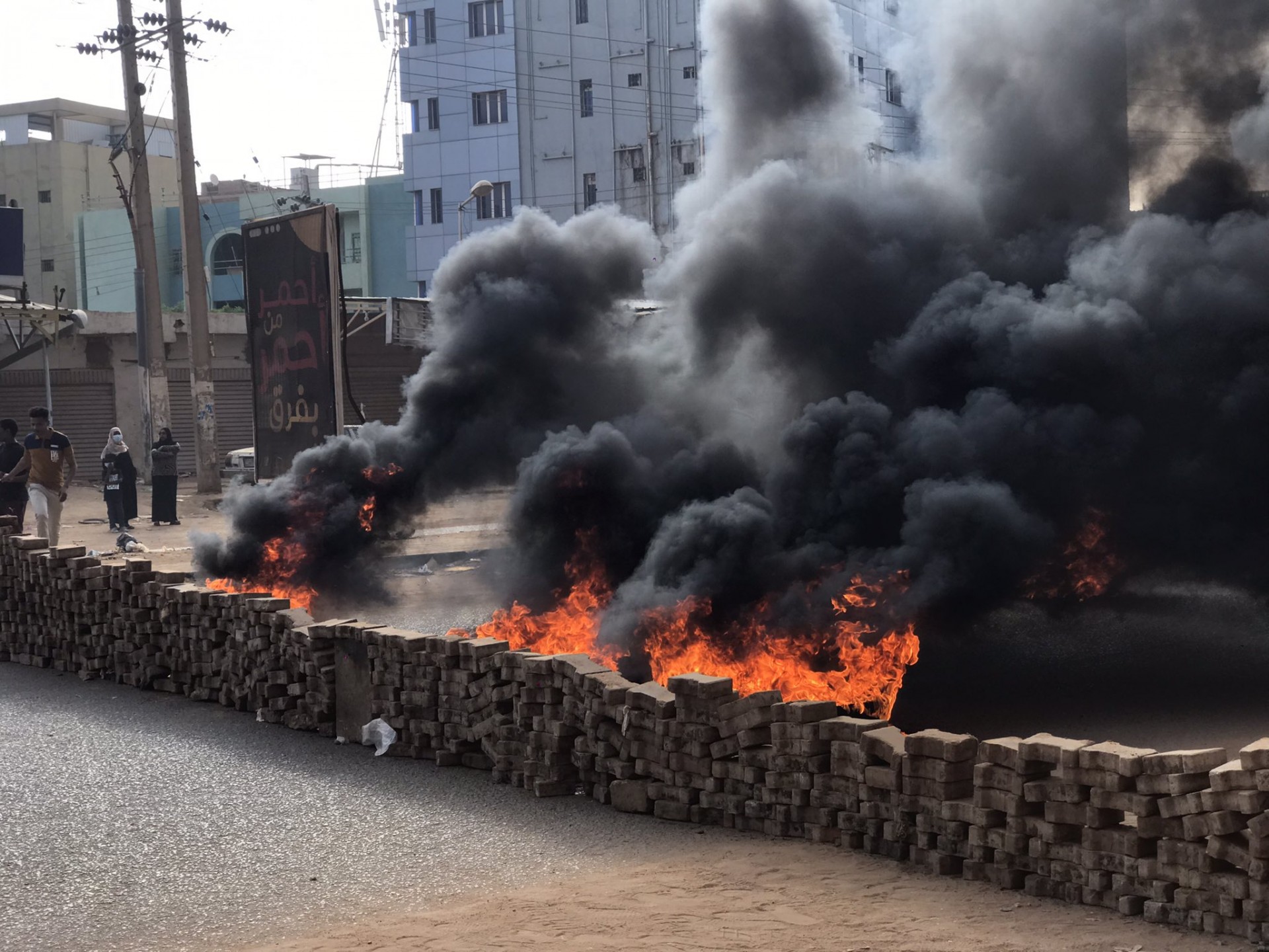 صور صادمة ... السودان شارع الستين الآن