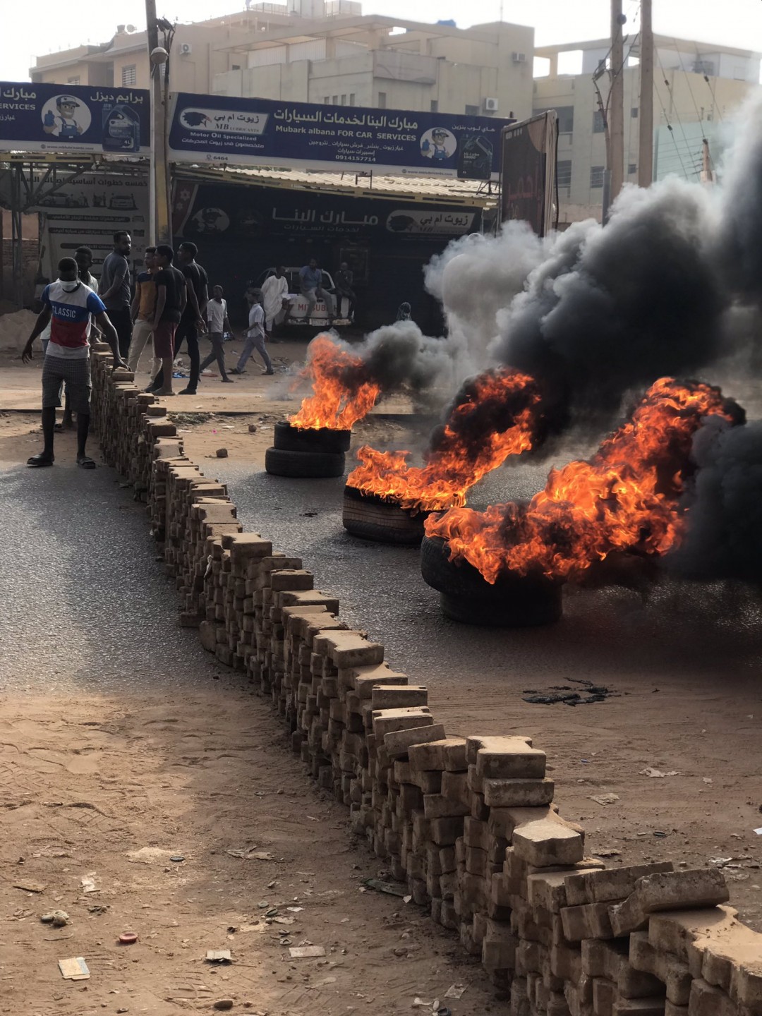 صور صادمة ... السودان شارع الستين الآن