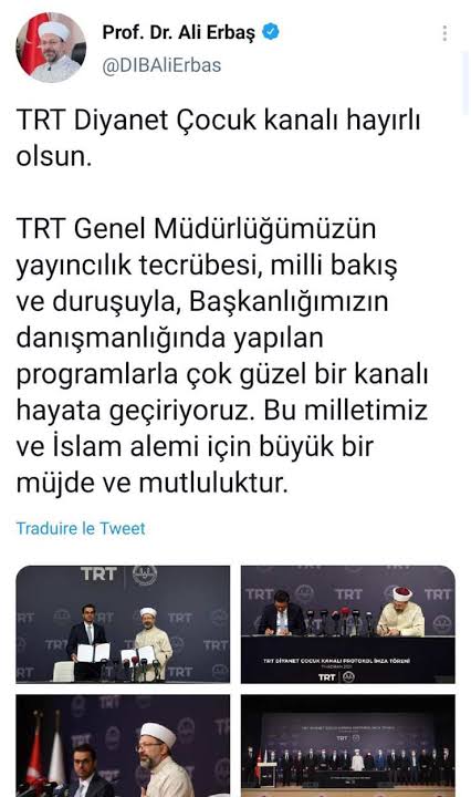 أول قناة تركية دينية