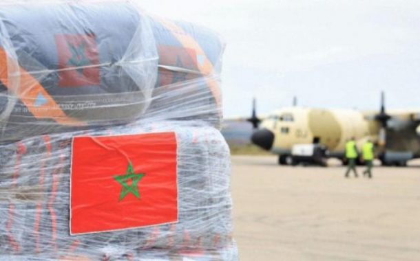 مساعدات مغربية لفلسطين